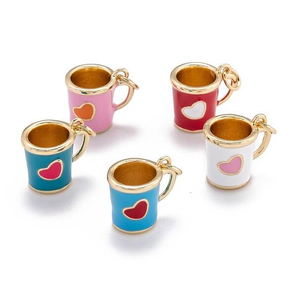 Brass Enamel Charms