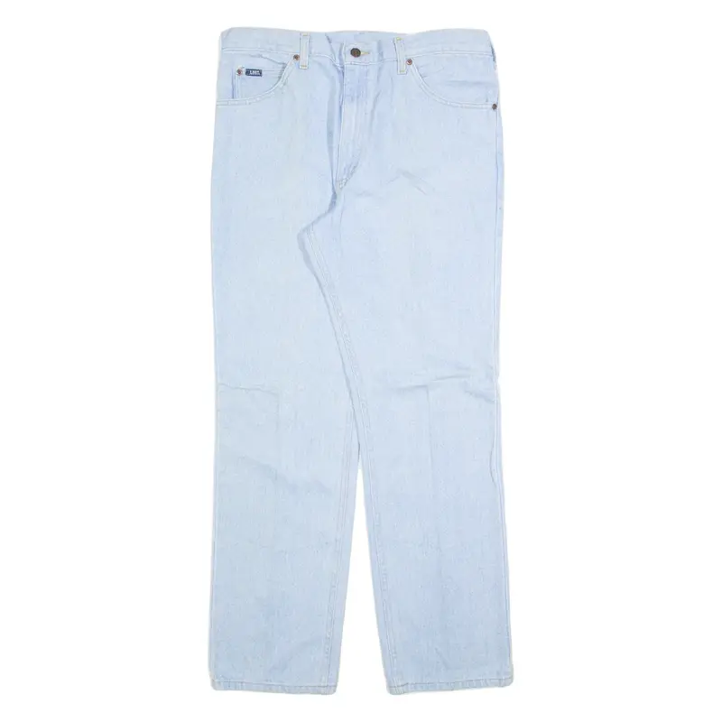 LEE Womens Jeans Blue Regular Straight W36 L32