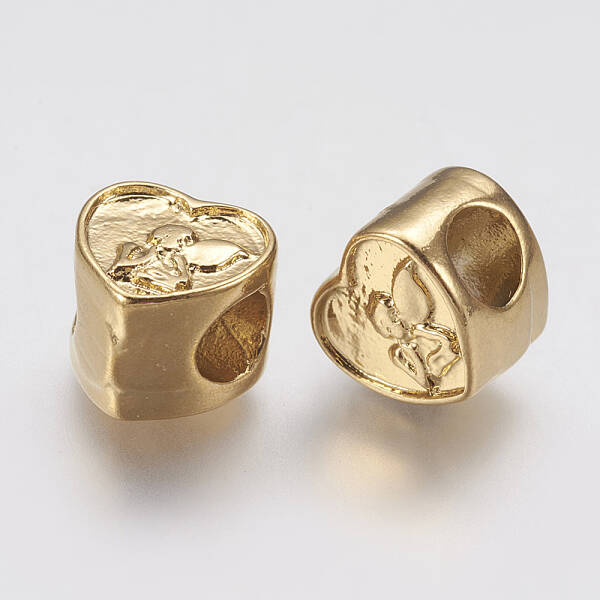 Ion Plating(IP) 304 Stainless Steel European Beads