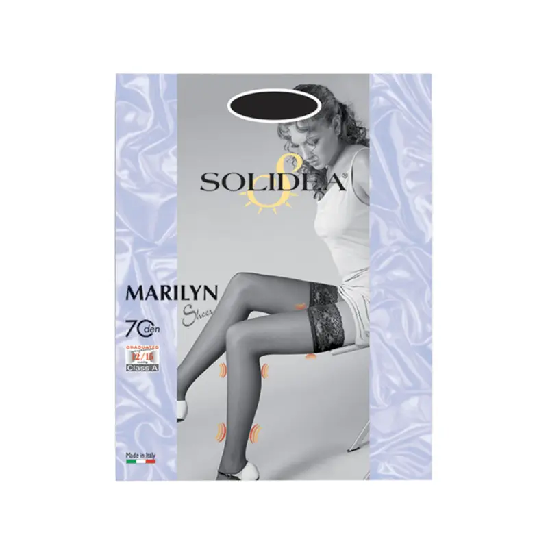 Solidea Marilyn 70 Den Sheer Sheer Hold Ups 12 15mmHg 3ML Mink