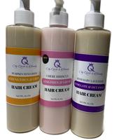 Aloe Herbs Infused Herbal Hair Cream - Large Bottle with Chebe Fenugreek Rosemary Moisturize Gentle Haircare