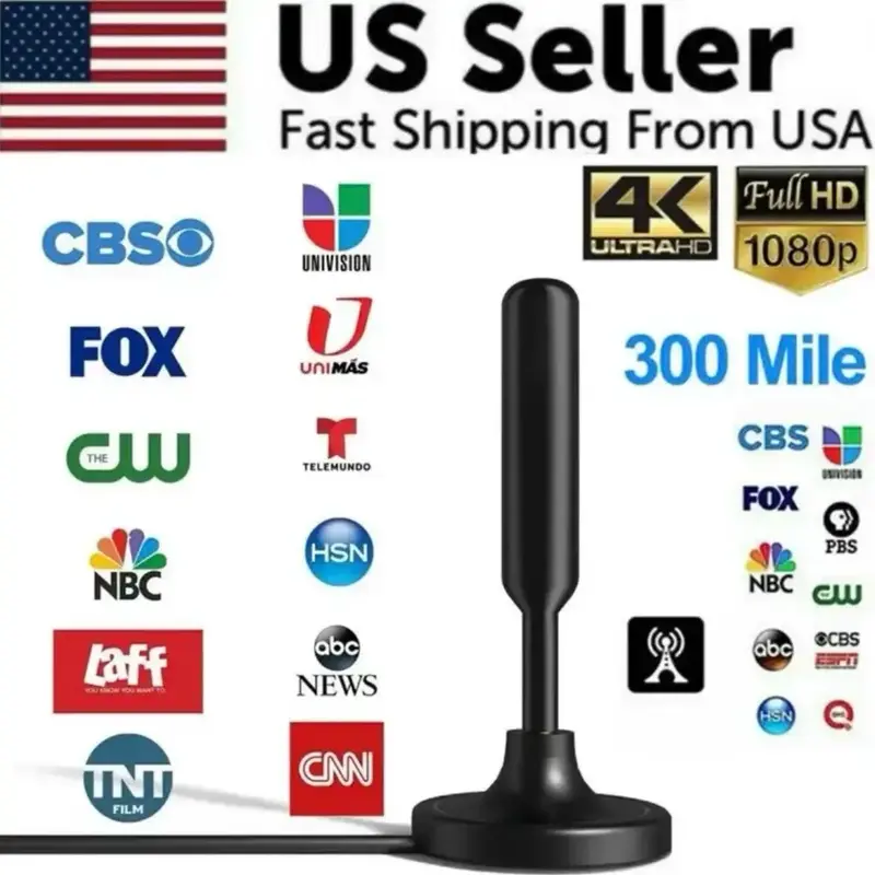 300 miles upgraded tv Antenna 4K long range
