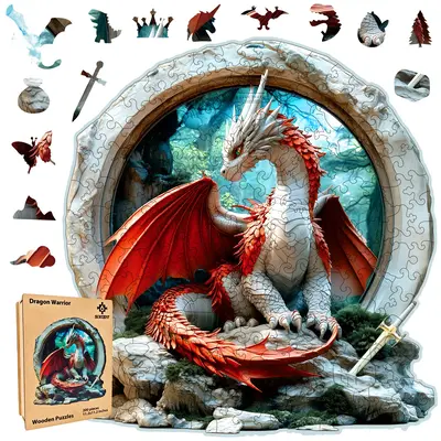 Wooden Puzzles,Flying animals Jigsaw Puzzles,Unique Shaped,Wooden Puzzle for Adults and Kids,Hoilday Gift,Family Game,Laser C...