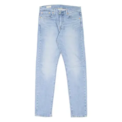 LEVI'S 512 BIG E Jeans Mens Blue Slim Tapered Stone Wash W29 L32
