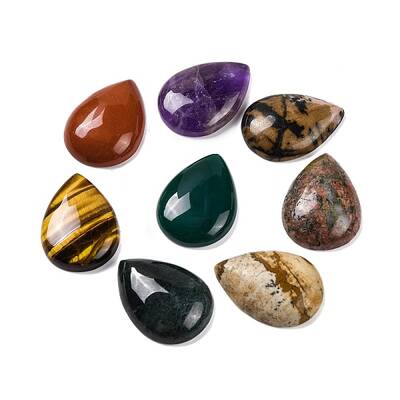 Natural Mixed Stone Cabochons