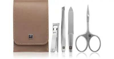 Zwilling Premium Taupe 4-piece Manicure Set