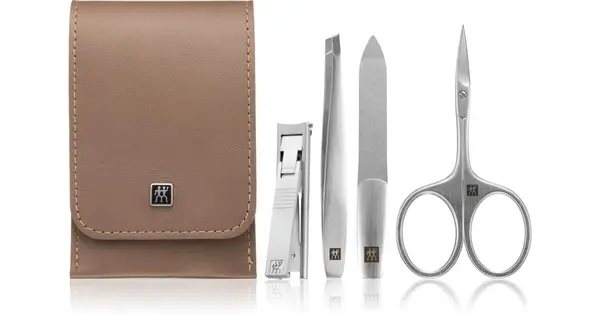 Zwilling Premium Taupe 4-piece Manicure Set