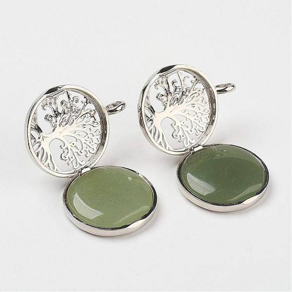 Natural Green Aventurine Pendants