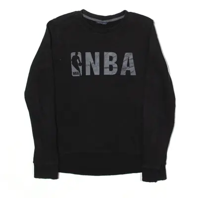 NBA Basketball Sports Sweatshirt Black USA Mens S