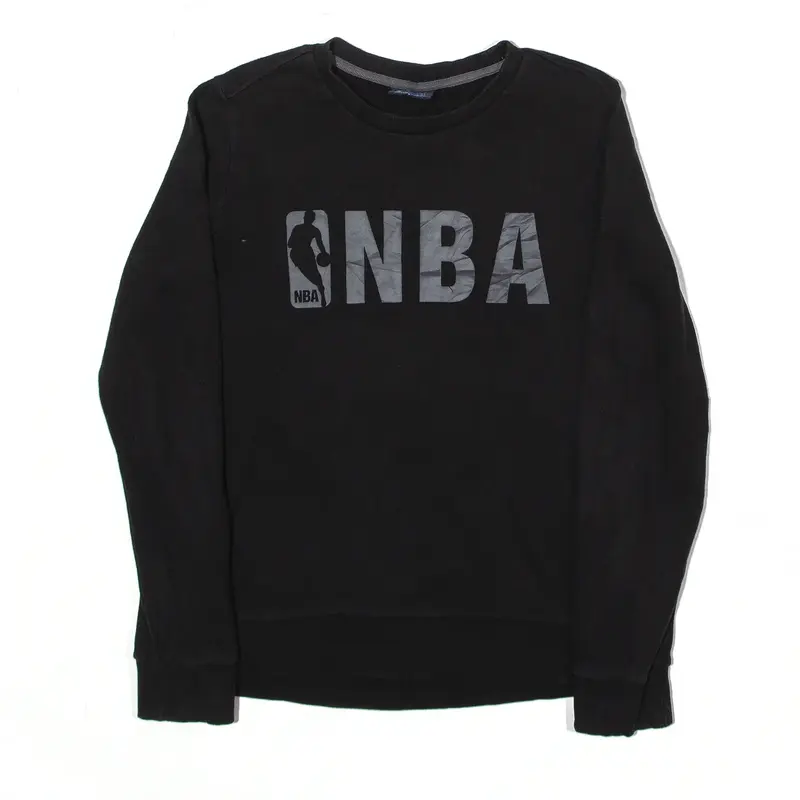 NBA Basketball Sports Sweatshirt Black USA Mens S