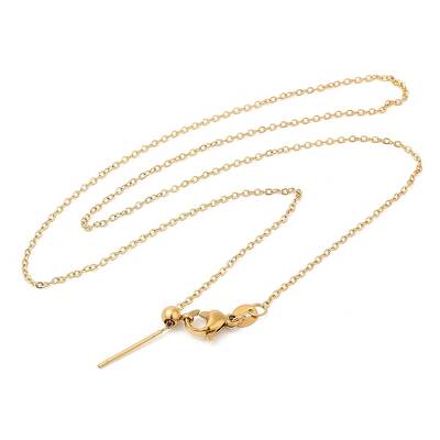 304 Stainless Steel Cable Chain Necklace for Women