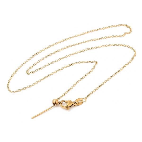 304 Stainless Steel Cable Chain Necklace for Women