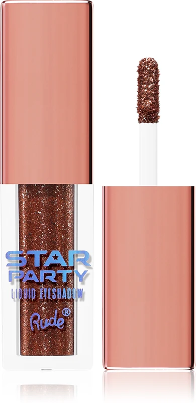 Rude Cosmetics Star Party Liquid Glitter Eyeshadows Color After Glow 3.5g