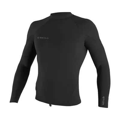 Used O'Neill Men's 1.5mm Reactor-2 Long Sleeve Top, Black, Size: Large