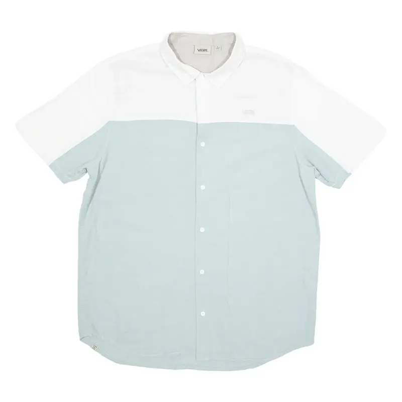 VANS Mens Plain Shirt Blue L