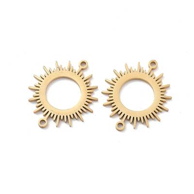 Ion Plating(IP) 304 Stainless Steel Hollow Connector Charms