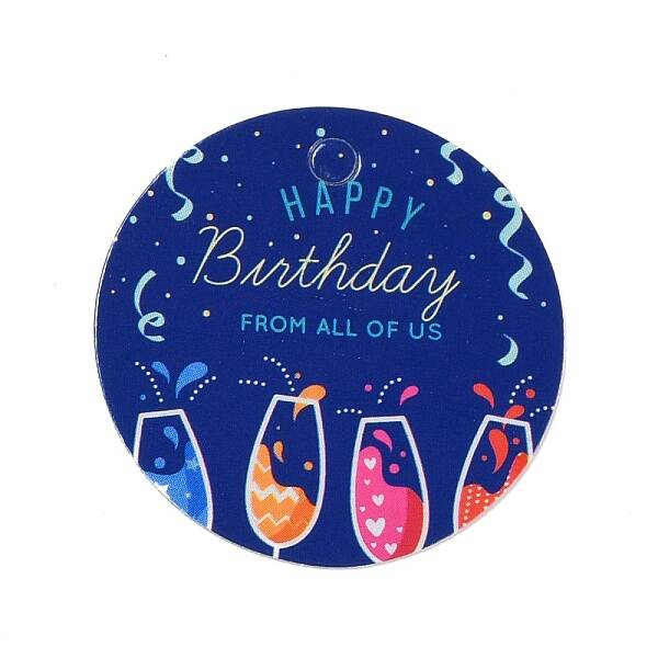 Happy Birthay Kraft Paper Gift Tags