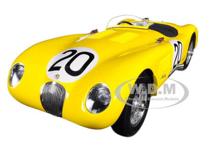 Jaguar C-Type #20 Roger Laurent, Charles de Tornaco 24 Hours of Le Mans France (1953) Jaguar Racing Team Limited Edition to...