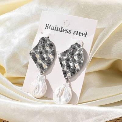 304 Stainless Steel Dangle Stud Earrings