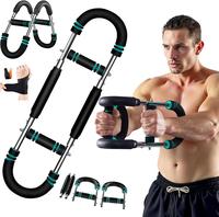{Father's Day Gift} 2025 Pro Arm Trainer, Adjustable Power Twister Bar, Chest Shoulder Arm Workout Equipment, Portable Detach...