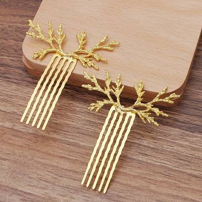 Alloy Hair Comb Findings