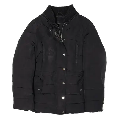 ZARA Puffer Jacket Black Womens M