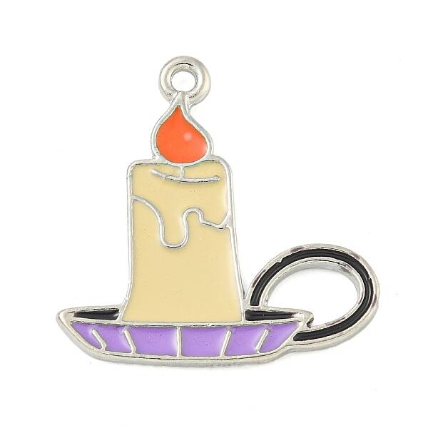 Halloween Theme Alloy Enamel Pendants