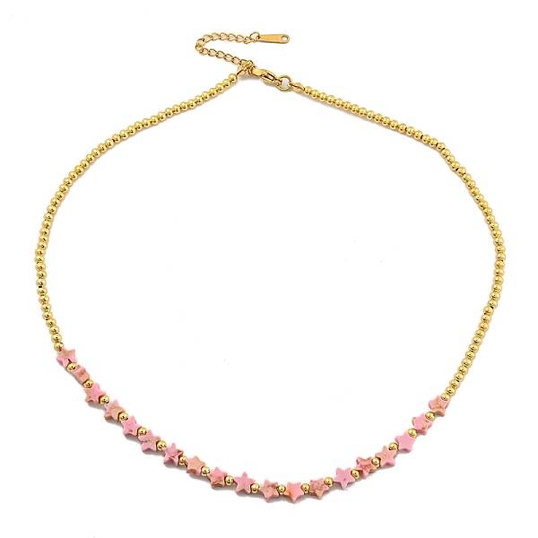 Synthetic Imperial Jasper Beaded Necklaces