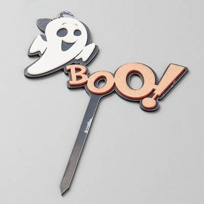 Acrylic Ghost Cake Insert Card Decoration