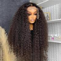 Bling Hair 180 Density 12~36 Inch 13x4 Hd Lace Frontal Wigs Deep Curly Human Hair Wig For Black Women Deep Wave Wig Water Wav...