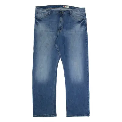 WRANGLER Womens Jeans Blue Relaxed Bootcut Stone Wash W40 L32
