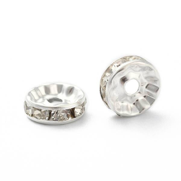 Iron Grade A Crystal Rhinestone Spacer Beads