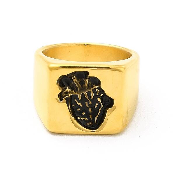 Heart 304 Stainless Steel Finger Rings for Men