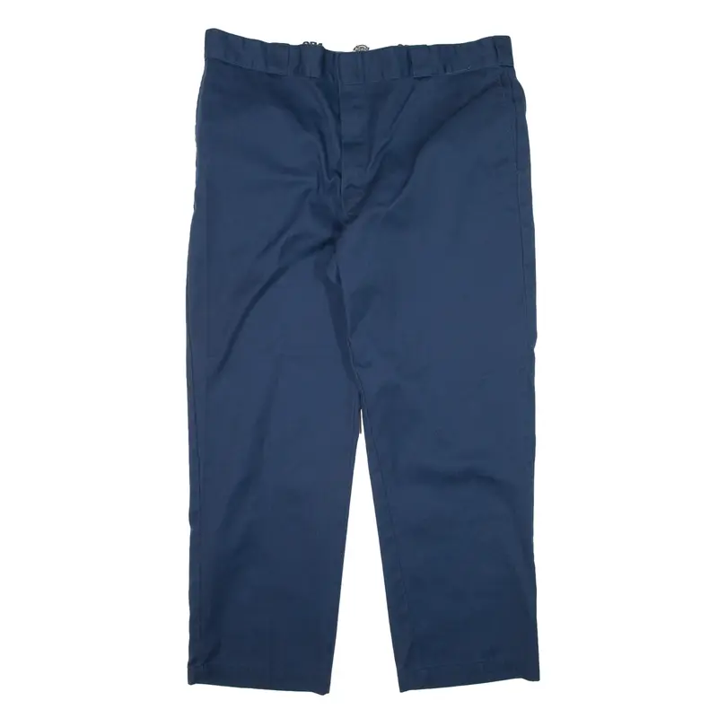 DICKIES 874 Workwear Trousers Blue Regular Straight Mens W40 L30