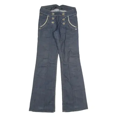KAPORAL Womens Trousers Blue Regular Bootcut W26 L30