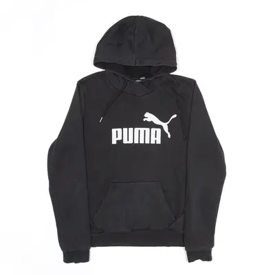 PUMA Sports Black Pullover Hoodie Womens M