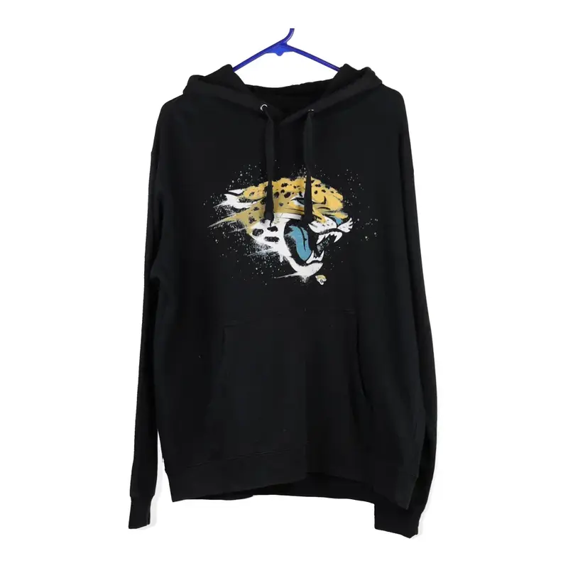 Jacksonville Jaguars Nfl NFL Hoodie - Large Black Cotton