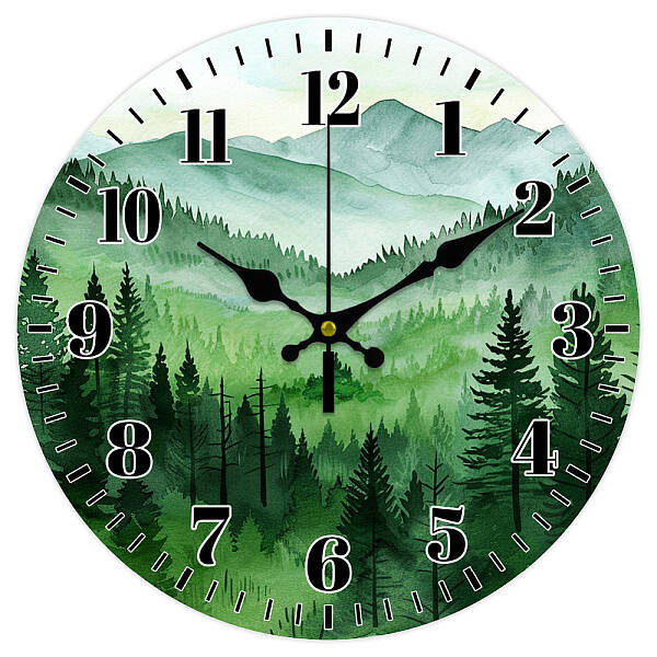 MDF Printed Wall Clock
