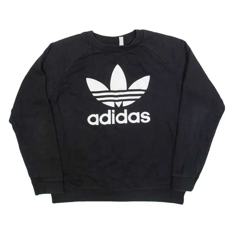 ADIDAS Girls Sweatshirt Black L