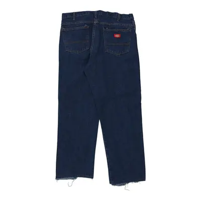 Dickies Carpenter Trousers - 37W 30L Blue Cotton