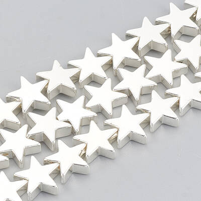 Electroplate Non-magnetic Synthetic Hematite Beads Strands