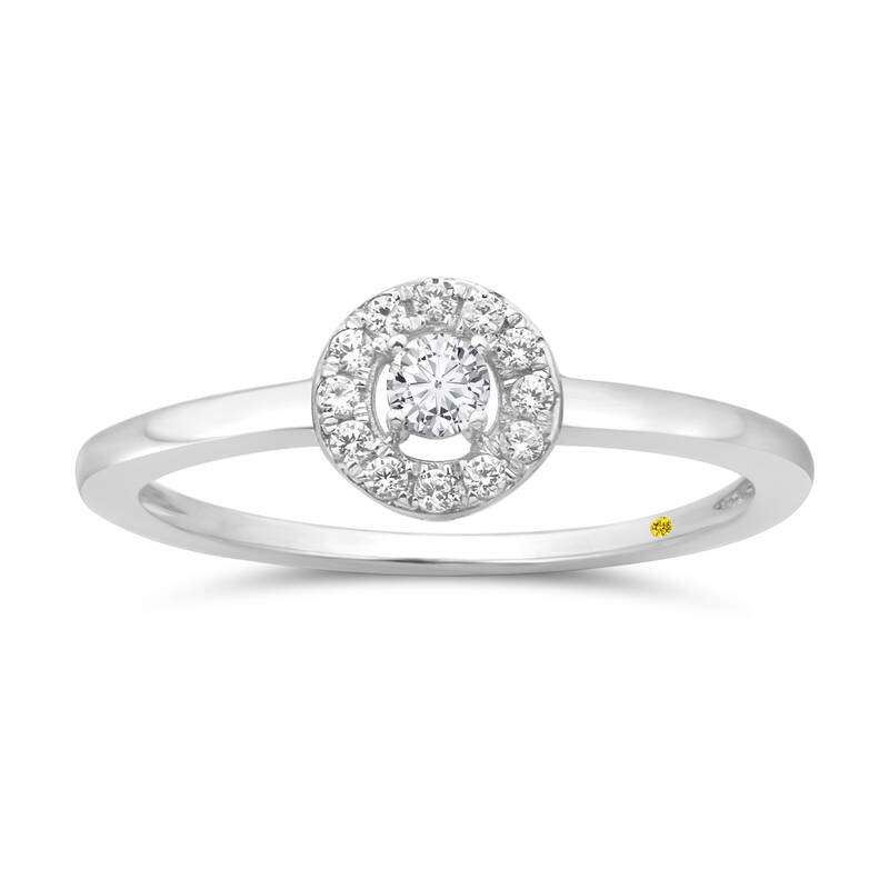 Opra Lab Grown Diamond Ring | 14K White Gold 1/5 CT. TW.
