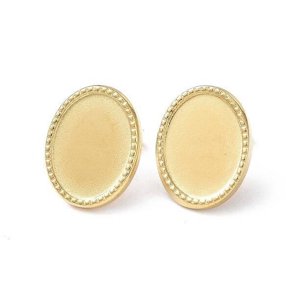 Ion Plating(IP) 304 Stainless Steel Stud Earring Finding