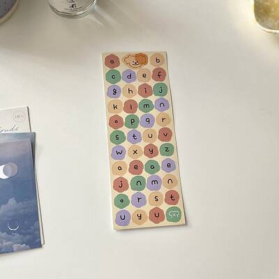 PVC Self-Adhesive Letter Stickers