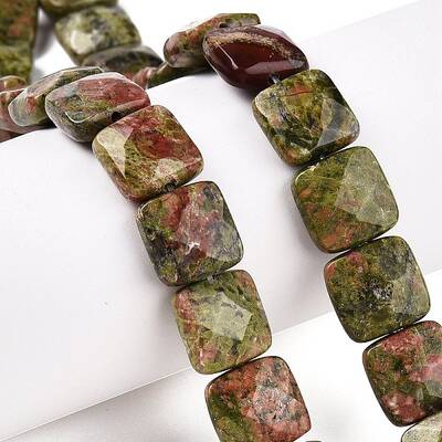 Natural Unakite Beads Strands