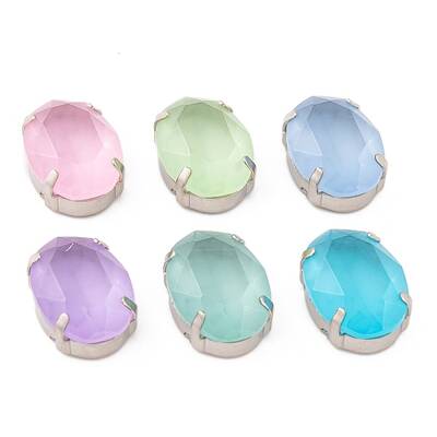 Oval Sew on Rhinestone