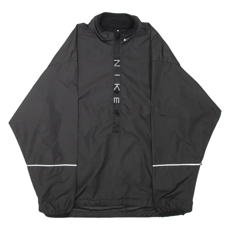 NIKE Pullover Mens Windbreaker Jacket Black M