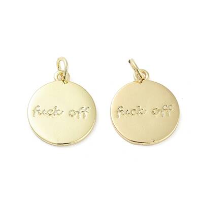 Rack Plating Brass Pendants