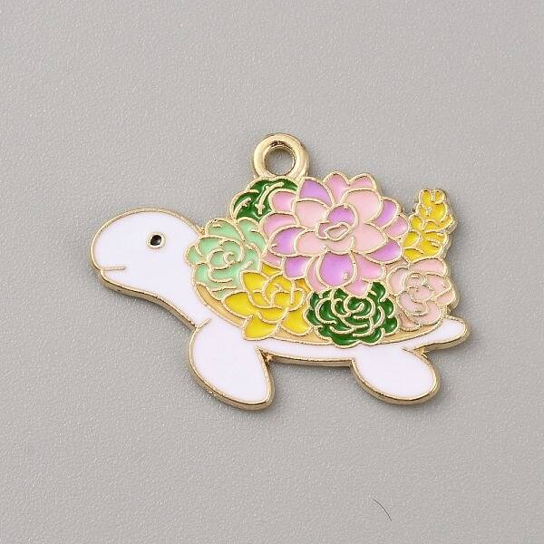 Alloy Enamel Pendants