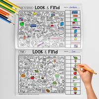 Children's Focus and Attention Training Workbook, 1 Count Educational Learning Toy, School & Educational Supplies for Home an...